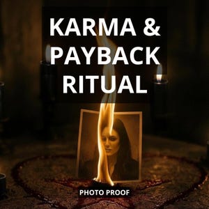 Instant Karma & Payback Ritual – Revenge and Regret Casting, Karmic Justice and Energy Reversal, Return Negativity, Hex and Evil Eye Reading