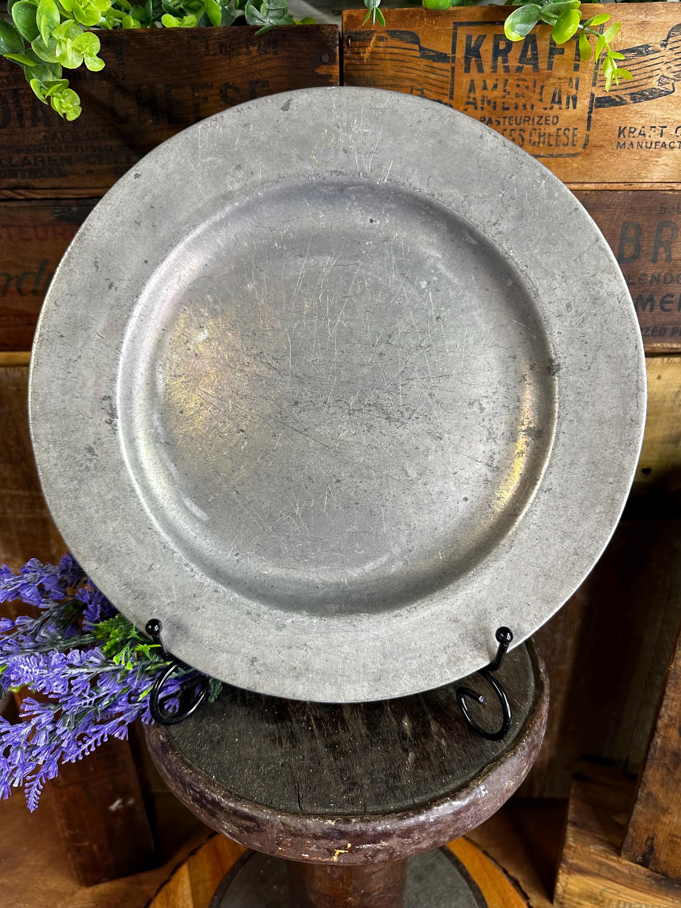 18th Century Pewter Plate - Etsy