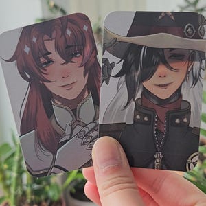 Honkai Star Rail Photocards Argenti and Boothill