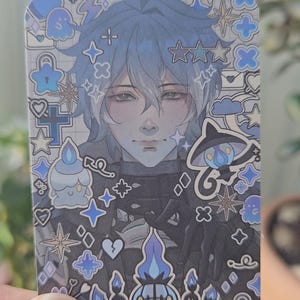 Front facing photocard of Genshin Impact's Flins