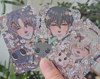 Honkai Star Rail Photocards (Jing Yuan, Dan Heng and Blade)