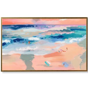 Minimalist Beach Art Bundle | FRAME TV & Samsung | Downloadable | Beach Home Decor
