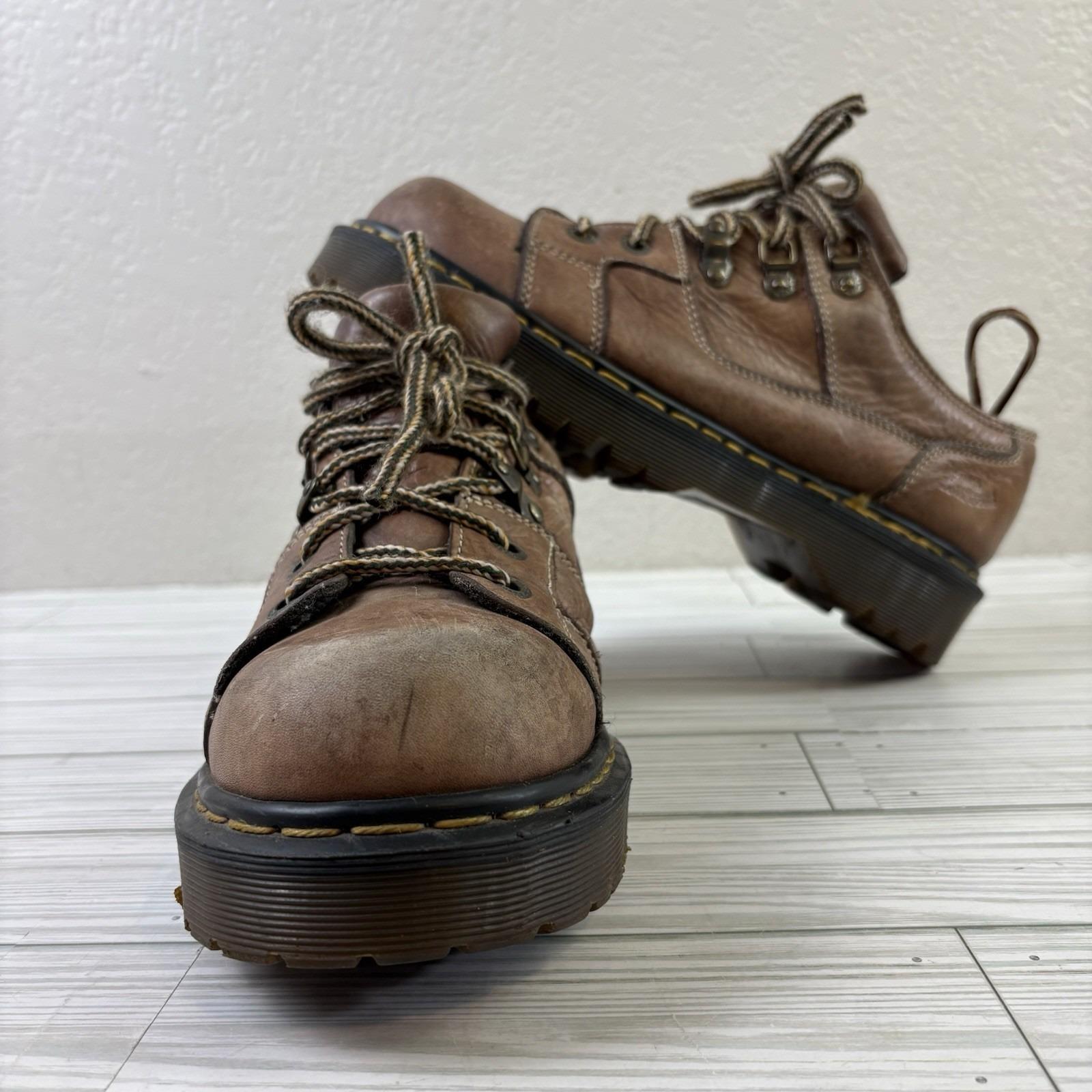 Dr Martens Brown Leather 11399 Shoes Size 11 Mens Lug Sole Vintage Y2K 90s Chunky Brown Doc Martens - Etsy main image 3