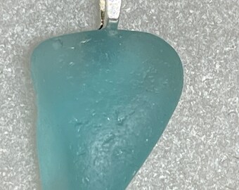 RARE RARE Authentic Pacific Ocean Aqua seaglass necklace Aqua beachglass Aqua oceanglass Aqua seaglass necklace jewelry sea jewelry treasure