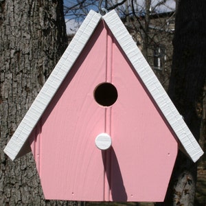Upcycled Reclaimed Bird House/Nest Box for Bluebird, Chickadee, Nuthatch, Titmouse or Carolina Wrens, bird lovers nesting nest home