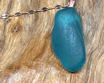 RARE RARE Authentic Pacific Ocean turquoise seaglass necklace turquoise beachglass oceanglass seaglass necklace jewelry sea jewelry treasure