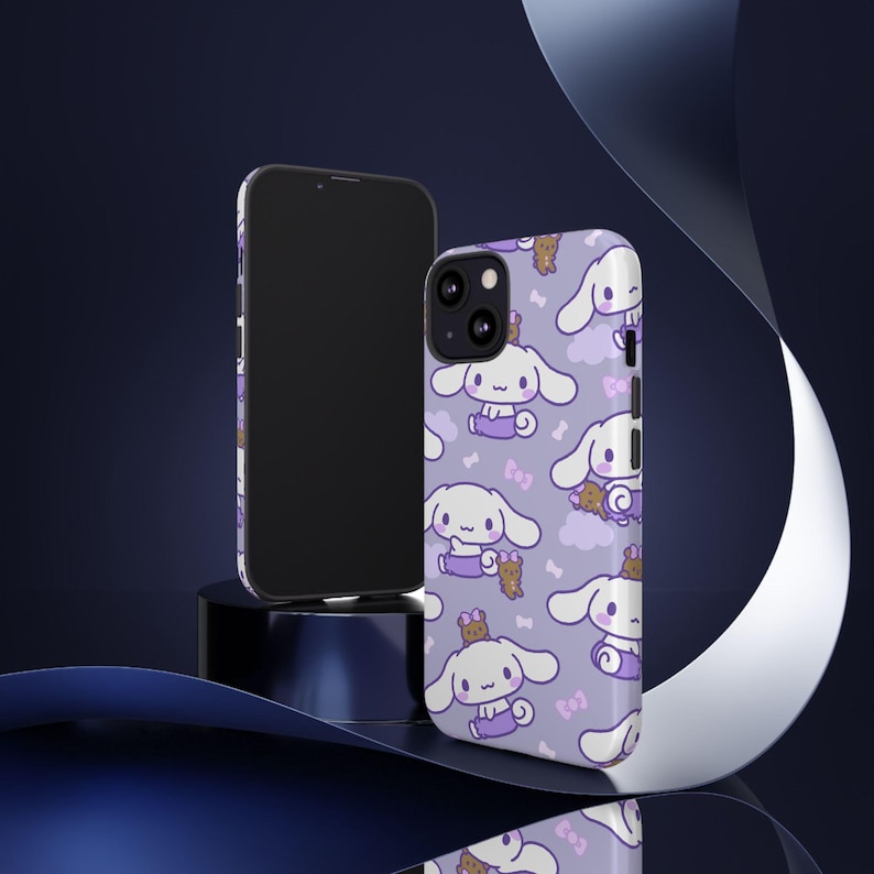 Fioletowy Cinnamoroll Hello Kitty Sanrio iPhone Case, Uroczy iPhone Case 15 14 13 Pro Max 11 12 13 Pro XR XS MAX 8 Plus Pro Y2K Uroczy Case zdjęcie 6