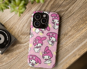 Rosa My Melody Sanrio Hello Kitty iPhone Hülle, Niedliche iPhone Hülle 17 16 15 14 13 Pro Max 11 12 13 Pro XR XS MAX 8 Plus Pro Y2K Niedliche Hülle