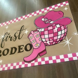 First Rodeo Banner - Etsy