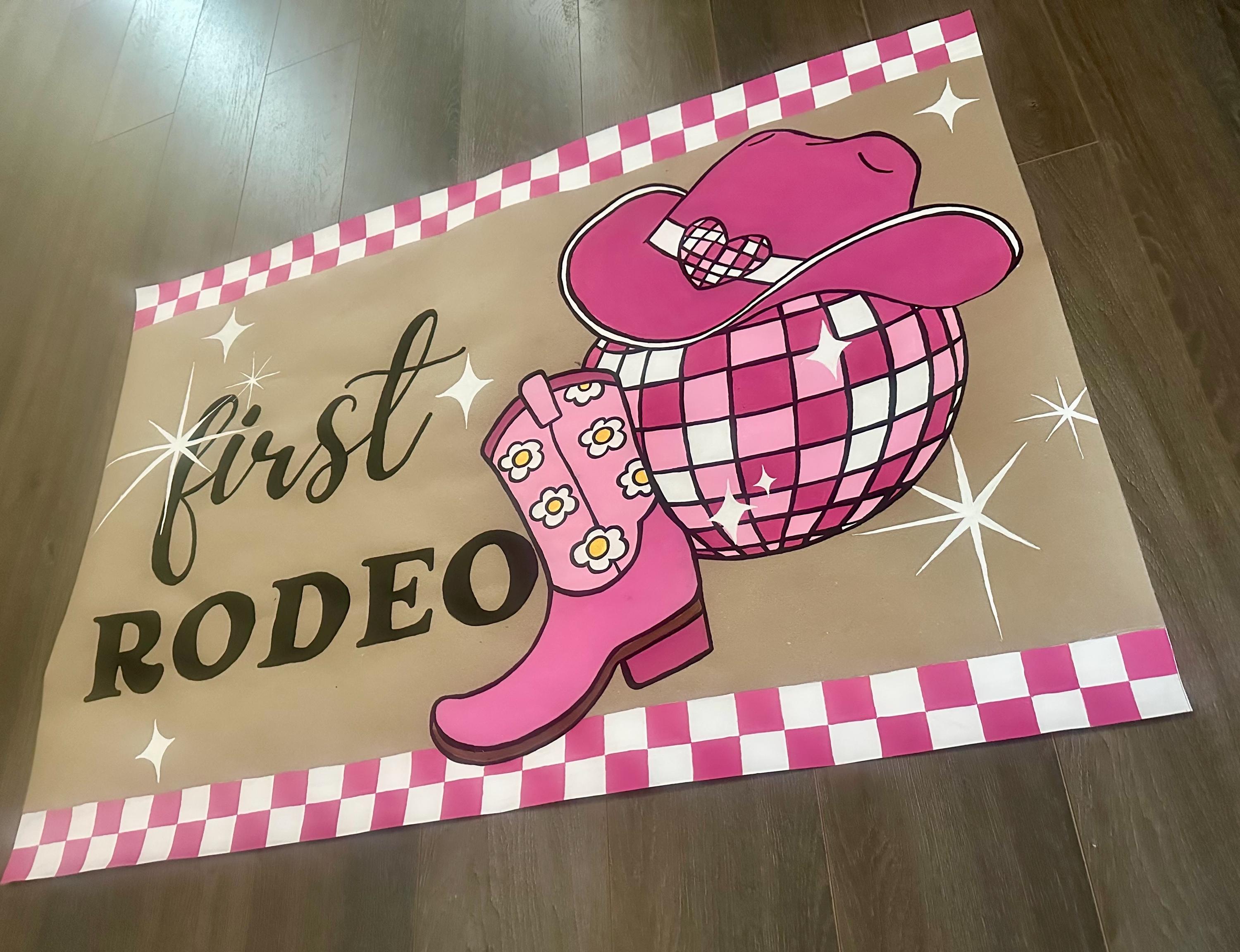 First Rodeo Banner First Rodeo Banner - Etsy