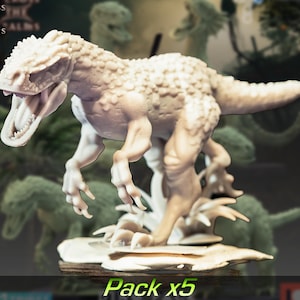 Jungle Fighters – Dino Pack Vol.2 | Pack of 5 Primal Creatures – Across the Realms