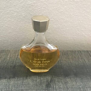 Nina Ricci L'Air du Temps Eau de Toilette Perfume Collectible~ 80% full