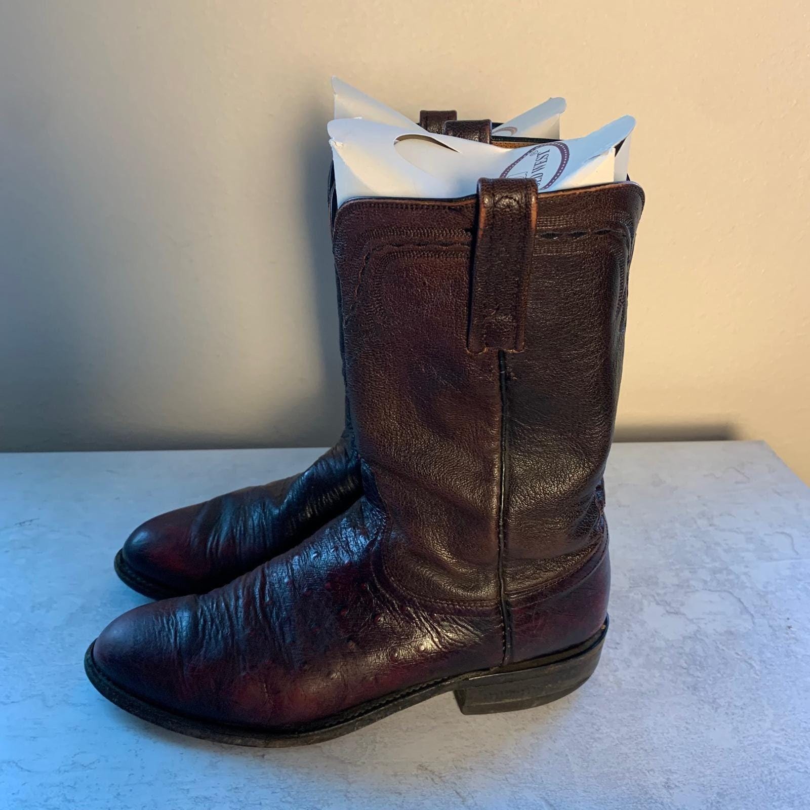 Bottes Homme Neolite Roper En Cuir Noir - Taille 10D, Neuves Sans Emballage