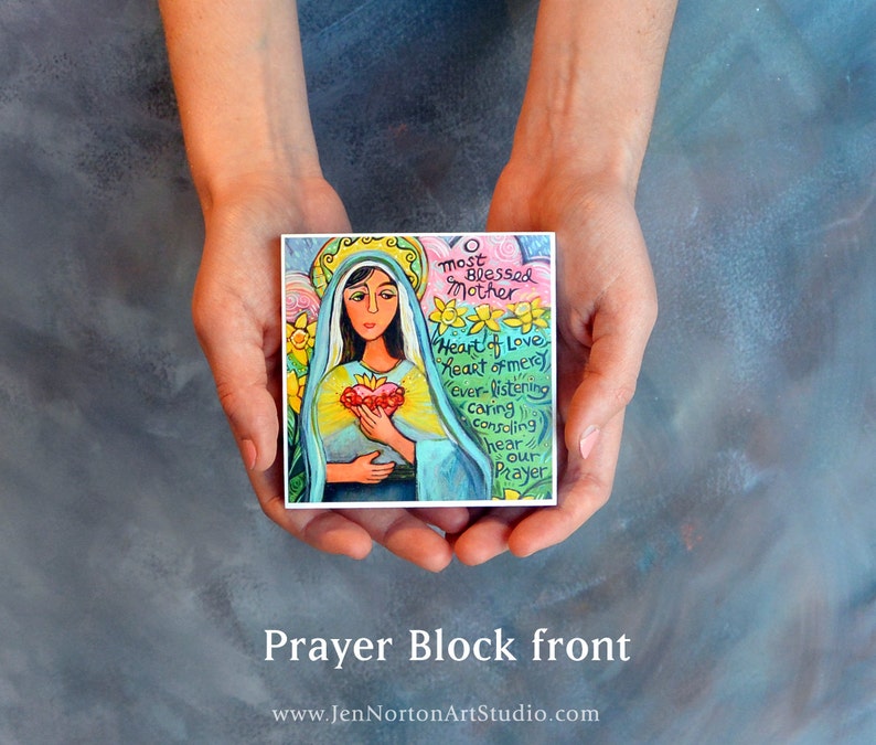 Immaculate Heart of Mary Memorare Catholic Prayer block image 0
