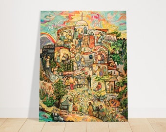 The Spiritual and Corporal Works of Mercy Poster Print