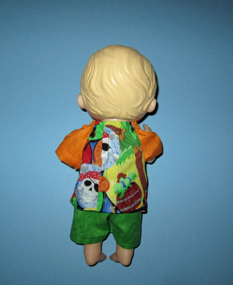 Boy Doll Clothes 12 13 Inch Doll Clothes Baby Alive Sweet Spoonfuls Pirate Top Shorts Baby Alive Snackin Luke Step N Giggles Toys Games Shirts Tripod Ee