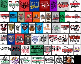 55 HUGE Viking Mascot Designs, svg, cricut, Valhalla, high school, football, baseball, wrestling, track, band, and basketball bundle