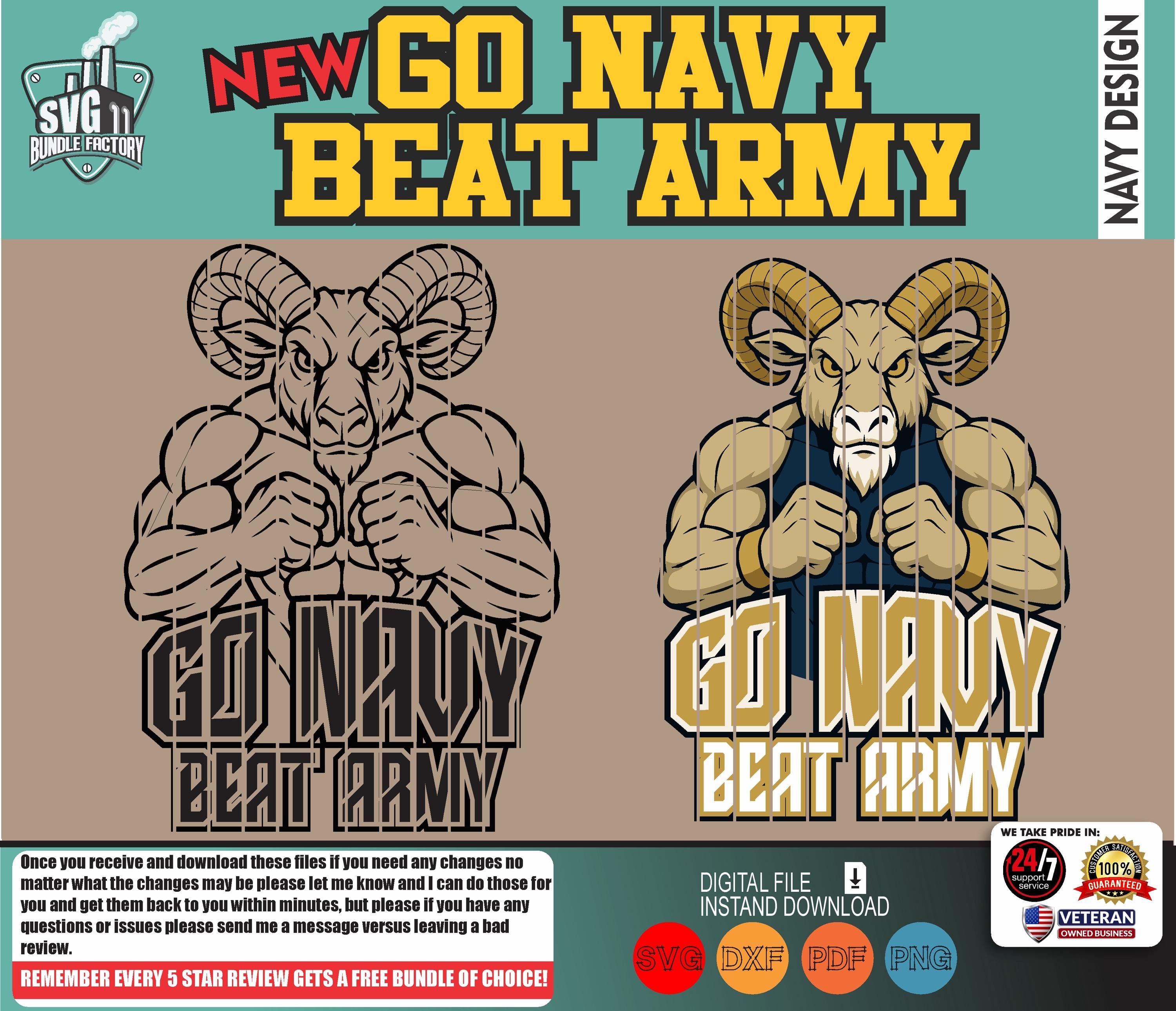 Go Navy Beat Army - Etsy