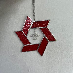 Stained Glass New Year Star: Handmade Christmas Decor