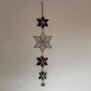 Stained Glass New Year Star: Handmade Christmas Home Decor