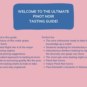 Guia definitivo para Pinot Noir por Sommelier/Especialista em vinhos | Plano de voo para degustação de vinhos | Curso de educação sobre vinhos | Itens essenciais para festas de degustação