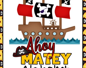 Classroom Alphabet Posters - Pirate Theme