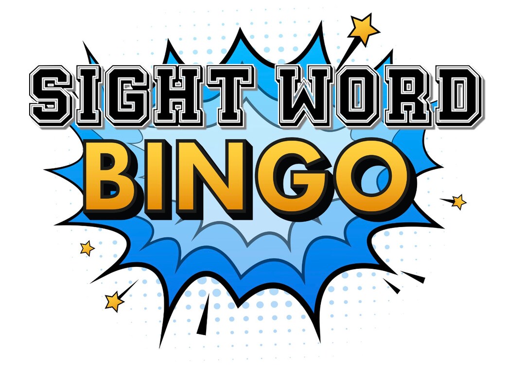 Sight Word Bingo Game 3rd Grade Dolch List Etsy sight-word-bingo-game-3rd-grade-dolch-list-etsy
