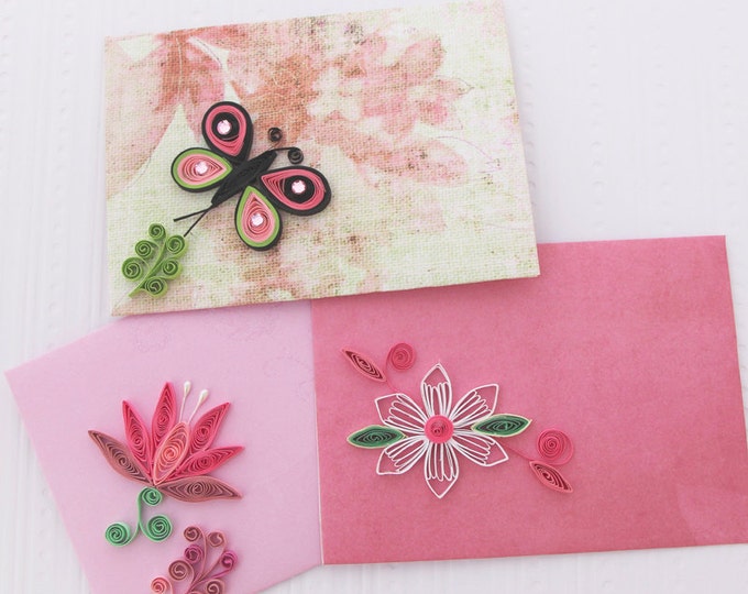 Paper Quilling Envelopesminismallgift Card Holderquilled Etsy