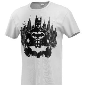Superhero SVG PNG EPS pdf 600dpi file for printing, Clipart Vector Graphics for Wall Art, T-Shirts, Sublimation. image 2
