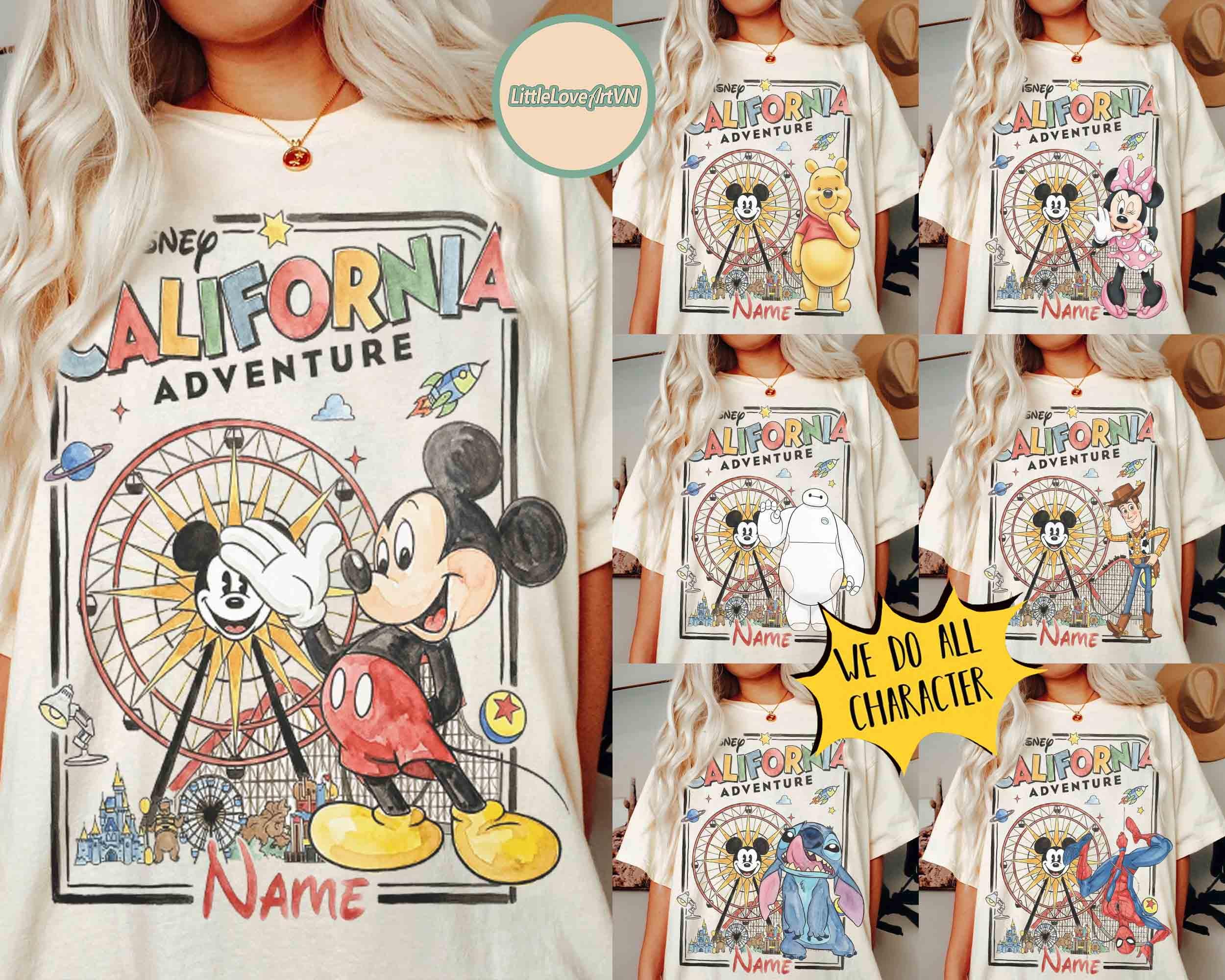 Disneyland california adventure shirts - Etsy 日本