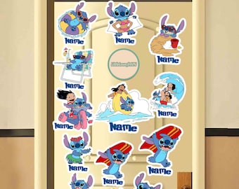 Disney Lilo & Stitch 2025 Disney Summer Cruise Magnets, Disney Stitch Family Cruise Ship Stateroom Door, Cruise Trip, Wish Fantasy Magic