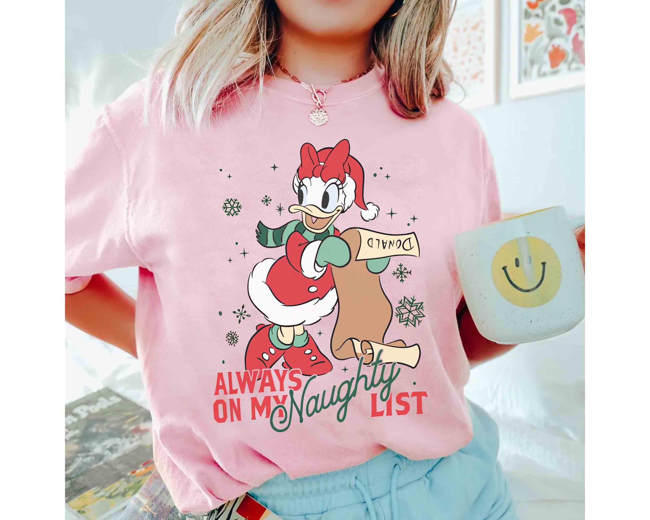 Disney Daisy and Donald Always on My Naughty List Christmas Couple