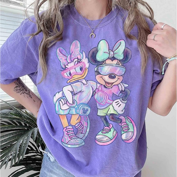 Comfort Colors® Classic Minnie Mouse And Daisy Duck Shirt, Disney Bestie Vacation Shirt, Disneyland Girls Matching Trip, WDW Bestie Outfits