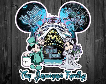 Mickey Minnie Bride Groom Haunted Mansion Disney Cruise Magnet, Halloween on the High Seas, Halloween Family Cruise Trip 2025 Stateroom Door