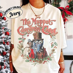 Comfort Colors® The Muppet Christmas Carol Gonzo and Rizzo Shirt, Light The Lamp Not The Rat Tee, Family Magic Kingdom Trip Gift, Xmas Movie