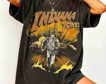 Comfort Color Indiana Jones Adventure Retro Shirt, Disneyland 1955 Ride Matching Tee, Disney Family Trip Shirt, WDW Magic Kingdom Vacation