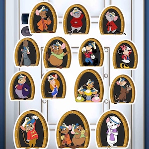Customize Disney Mouse Porthole Magnet, Disney Cruise Line Magnet, Mouse Hole Magnet Stateroom Door, Jaq & Gus, Remy, Timothy, Mickey Minnie