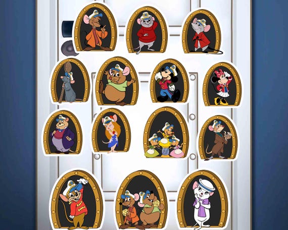 マニー　マミネット　コラージュ　ウォールポケット　マニーローズ　イマン Customize Disney Mouse Porthole Magnet, Disney Cruise Line Magnet