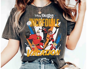 Camiseta de vacaciones de Los Increíbles de Disney Cruise Destiny, Camiseta familiar a juego de Los Increíbles, Disney Cruise Line, Camiseta para viaje en crucero familiar