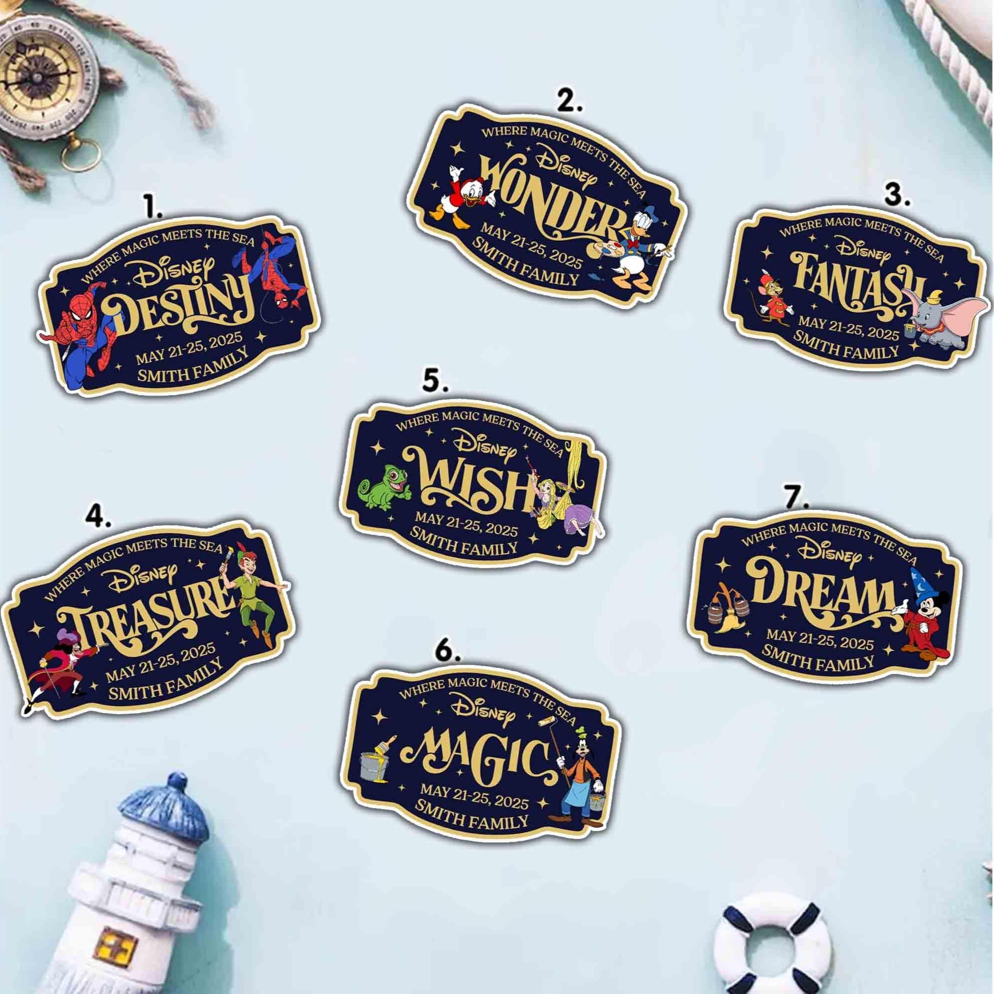 Dcl cruise magnets - Etsy 日本