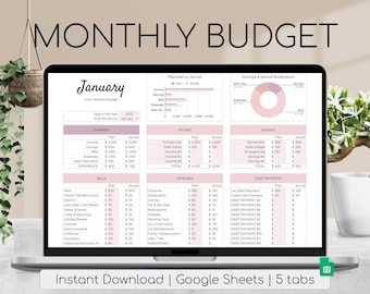 Monthly Budget Tracker