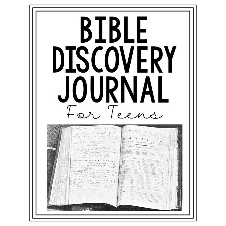 Diario bíblico para adolescentes (40 temas) / Imprimible para educación cristiana en casa / Actividades de estudio bíblico para adolescentes / Estudio en clase para la escuela dominical o grupo de jóvenes imagen 4