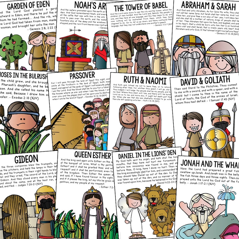 Printable Kjv Bible Story