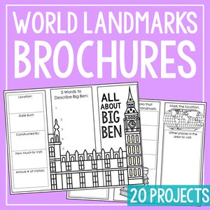 WORLD LANDMARKS Onderzoeksactiviteiten Projecten | Afdrukbare werkbladen sociale wetenschappen thuisonderwijs | Lesplannen wereldgeschiedenis | Opmerkingen lesplan