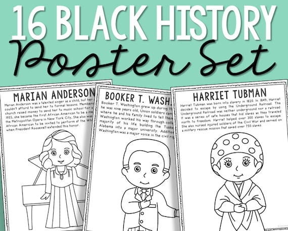 BLACK HISTORY Social Studies Printables  Homeschool