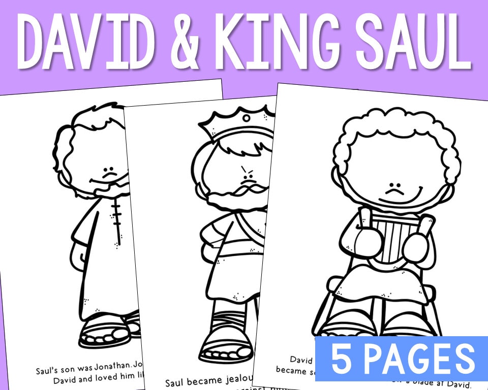 King Saul Coloring Pages