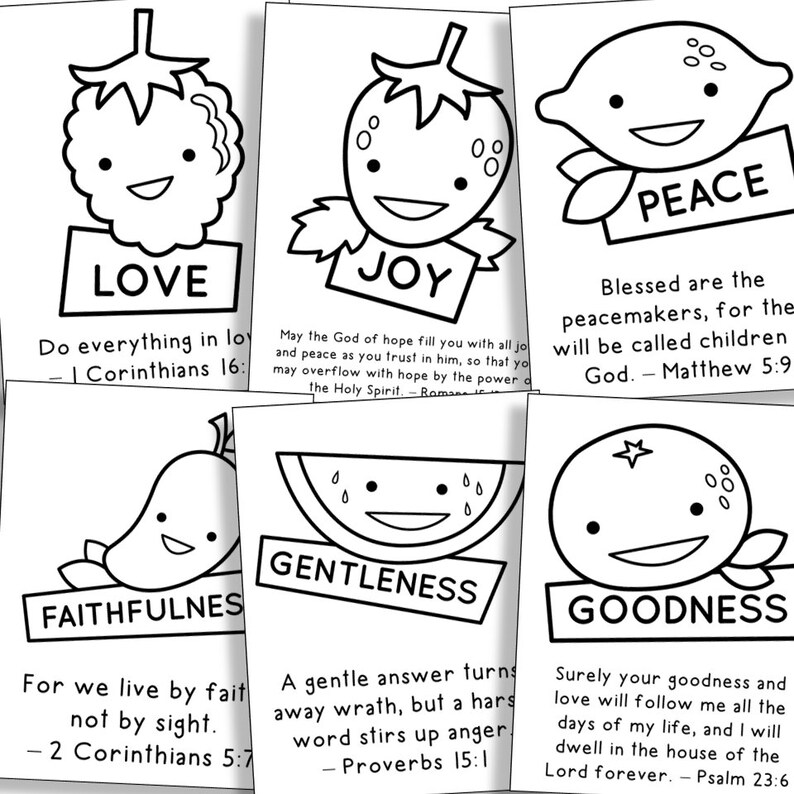 Fruits Of The Spirit Bible Story For Preschoolers at Aidan Zichy ...