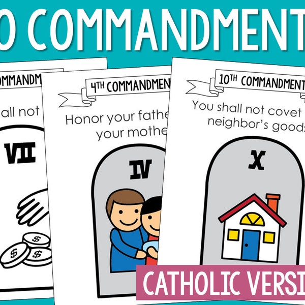Ten Commandments - Etsy