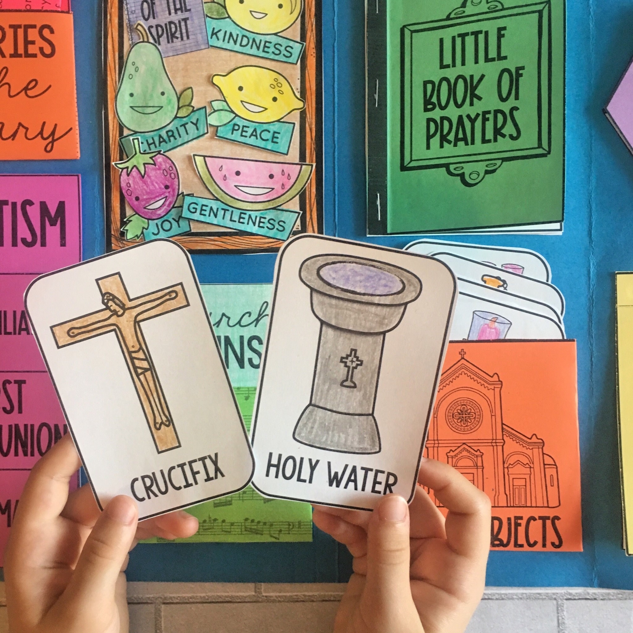 Catholic Sacraments Craft Coloring Etsy
