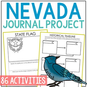 NEVADA State History Project Activiteit | Lesplannen Maatschappijleer | 4e 5e 6e 7e leerjaar | Afdrukbare werkbladen voor thuisonderwijs